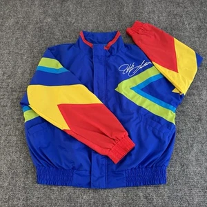 Vintage Chase Authentics Jeff Gordan Dupont Racing Windbreaker Unisex Large - Picture 1 of 9