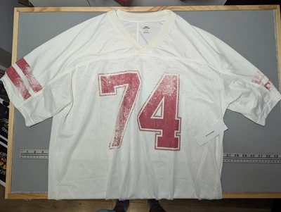 Urban Outfitters Blank Football Jersey / White Red NFL / Extra Large XL - Image 1 of 4