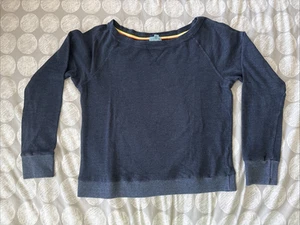 C&C California Wide Neck Crew Sweatshirt Sweater Navy Blue Sz L - Picture 1 of 10