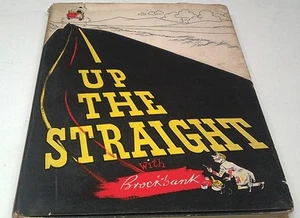 UP THE STRAIGHT with BROCKBANK - Motoring Cartoons RARE - Picture 1 of 5