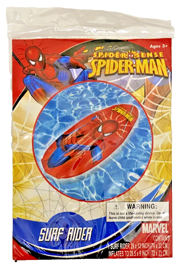 Spider-Man Marvel Spider Sense 28,5 X 9 pulgadas inflable surf rider Foto 1 de 1