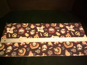 WASHED & IRONED Day of the Dead-Coco & Friends  LQ 9 " X  42 "Cotton Fabric - Picture 1 of 5