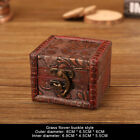 Chinese Style Vintage Wooden Jewelry Box With Lock For Earrings Storage Box