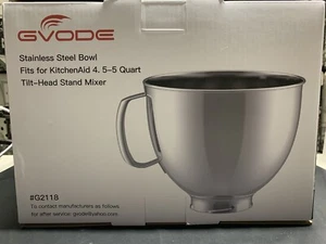 Kitchen Aid Tilt-Head Mixer Bowl with Handle, Stainless Steel, 5-Quart gvode - Picture 1 of 7