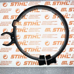 STIHL tube clamp w/ cable Clip 4282 708 8704 BR700 BR450 BR800 NEW OEM - Picture 1 of 4