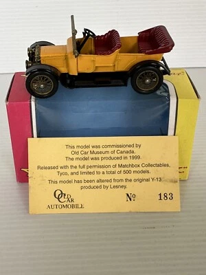 MATCHBOX MODELS OF YESTERYEAR Y-13 CODE2 1911 DAIMLER MADE IN ENGLAND. - Image 1 of 4
