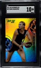 2011 Ace Authentic Ex Maria Sharapova #87 Holofoil SGC 10 GM Pop of 1