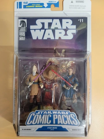 HASBRO STAR WARS COMIC PACKS #11 KI-ADI Mundi And Sharad Hett Cover