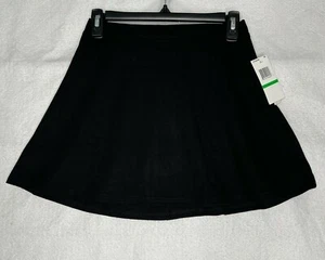 My Michelle Girls Basic Pull On Clean Front Big Ponte Mini Skirt Black Size L - Picture 1 of 10