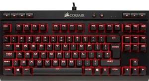 Corsair K63 USB Keyboard Spanish Black, Red - Picture 1 of 6