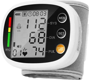 Wrist Blood Pressure Monitor, Cuff Diameter 5.7"-7.7", Dual-user modes - Picture 1 of 7