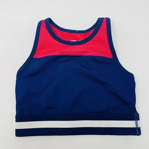 Z by Zella Youth Girls Size 5/6 Swim Suit Separate Athletic Top Color Block 686 - Picture 1 of 5