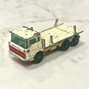 Lesney Matchbox DAF Girder Truck No. 58 1968 White Made in England - Picture 1 of 3