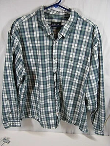 Orivs Mens Button Down Long Sleeve Shirt Size XXL Dress Casual Plaid - Picture 1 of 7