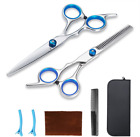 Professional Barber Hair Scissors Shears Set with Cutting Scissors, Thinning Sci