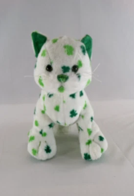 Webkinz Clover Cat HM669 Plush Animal NO Code Ganz - EUC - Image 1 of 4