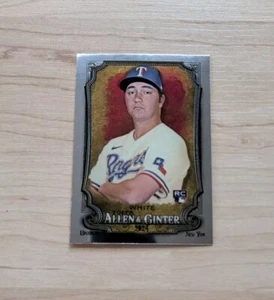 Owen White - 2024 Topps Allen & Ginter Chrome - RC - Texas Rangers #81 - Bild 1 von 2