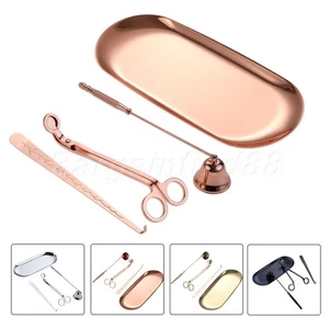 Durable Candle Snuffer Candle Wick Trimmer Candle Tray & Candle Core Hook Kit - Picture 1 of 20