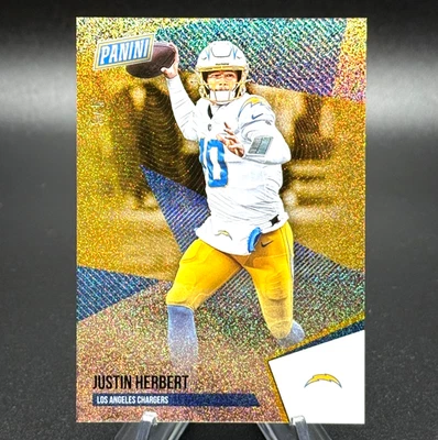 Justin Herbert 2021 Panini The National Stardust #d 3/5 SSP Super Rare Refractor - Image 1 of 4
