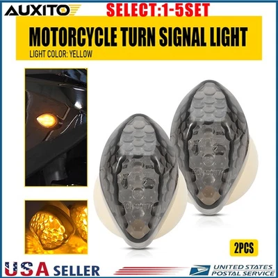 Luz de señalización de giro delantera de montaje empotrado para Honda CBR 600RR 1000R 04-13 B 2-10X Foto 1 de 2