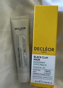 Decleor Black Clay Mask Rosemary Officinalis 15ml **New & Boxed** - Picture 1 of 3