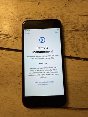 Apple iPhone 7 A1660 NEGRO GESTIÓN REMOTA VER DESCRIPCIÓN Foto 1 de 4