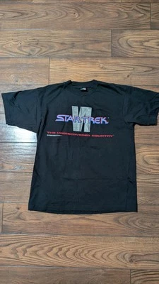 👕 VtG 1991 STAR TREK VI UNDISCOVERED COUNTRY MOVIE T-Shirt XL sci fi 90s USA 🔥 - Image 1 of 4