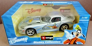 Burago Disney Collection Goofy Dodge Viper GTS 1:18 Scale - Italy NOS - Picture 1 of 9