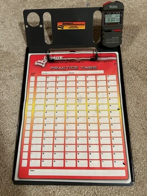 Portapapeles Longacre Racing Products con cronómetro ROBIC SC-514S Foto 1 de 4