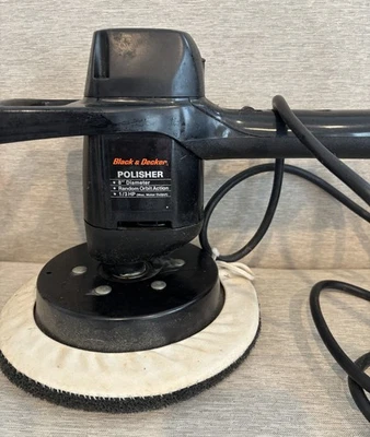 PULIDORA ACCIÓN ORBITAL ALEATORIA BLACK & DECKER 8" Modelo 9530 1/3 HP Buffer Coche Foto 1 de 4