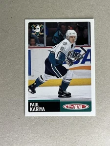 2002-03 Topps Total Paul Kariya Anaheim Mighty Ducks #9 - Bild 1 von 2
