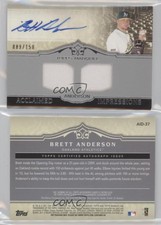 2011 Topps Marquee Acclaimed Impressions Dual /150 Brett Anderson #AID-37 Auto
