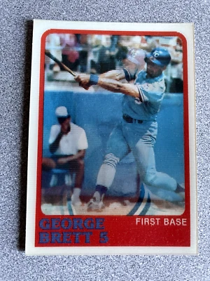 1987 Sportflics George Brett Card #150 Kansas City Royals HOF - Image 1 of 3