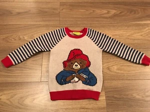 Boys Paddington Bear Jumper - Age 4-5 (104-110cm ) Tu - Picture 1 of 13