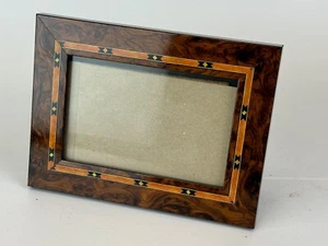 Burnes of Boston Rare Woods 5x7 Brown Picture Frame Vertical or Horizontal Photo - Picture 1 of 4
