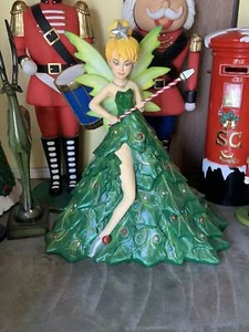Christmas Tree Fairy In Green With Star Life Size Statue Holiday Prop Display - Picture 1 of 6