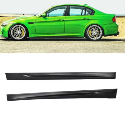 Rocker Panels Side Skirts M3 style Fit BMW 06-11 E90 E91 3-Serie 323i 325i 328i Foto 1 de 4