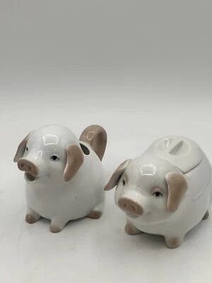 Porcelain Pig Cream And Sugar Set  - Image 1 of 4