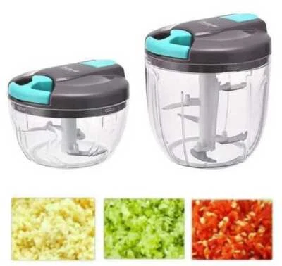 Zwiebelhacker Zerkleinerer Zwiebelschneider Ingwer Knoblauch Gemüse Küche - Bild 1 von 4