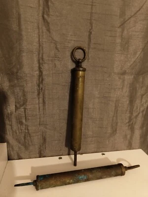 Ancienne Seringue En Cuivre - Photo 1/2