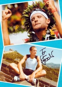 Jan FRODENO (7) 2 TOP - AK Bilder - Print Copys + Signierte TRIATHLON - AK - Bild 1 von 1