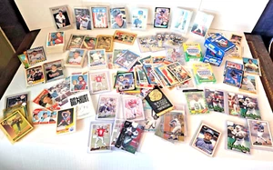 VINTAGE BASEBALL FOOTBALL 80 WADE BOGGS JIM ABBOTT NOLAN RYAN MATTINGLY LOT Y - Picture 1 of 24