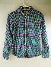 American Eagle Outfitter Shirt Women's Size 4 Multicolor Long Sleeve Button Up
