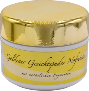 (596,00€/1l) Goldenes Gesichtspuder Nofretete 50 ml mit natürlichen Pigmenten - Bild 1 von 1