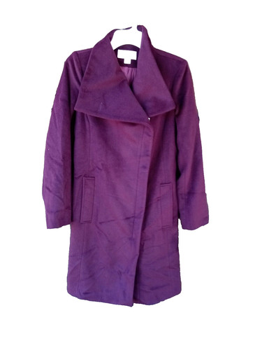 CAPPOTTO MICHAEL KORS CON ETICHETTE donna taglia small Merlot NO CINTURA