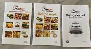 Nuwave Pro Infrared Oven Owners Manual Cookbook Recipe Books - Picture 1 of 1