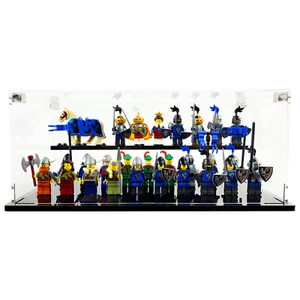 Display Case For LEGO® 29 Minifigures Stackable Castle Star Wars - Picture 1 of 5