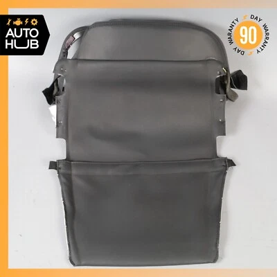 Cubierta trasera del asiento del lado del conductor delantero izquierdo negro OEM BMW F12 650i 640i 12-19 Foto 1 de 4