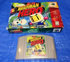 Authentic Nintendo 64 Bomberman Hero Game Box N64