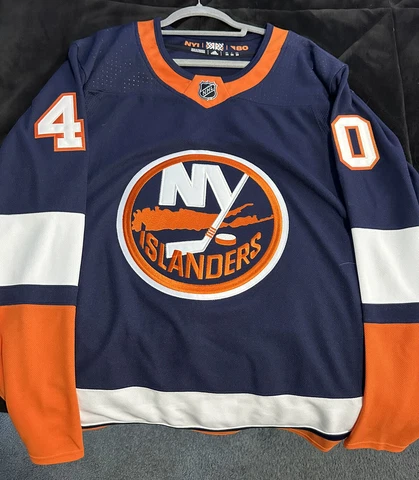 NY Islanders Adidas Reverse Retro 1.0 Aeroready Jersey Size 56 Varlamov Stitched Cover